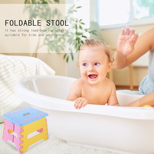 Tabouret portable pliable 18 cm grosse capacité de charge - 7