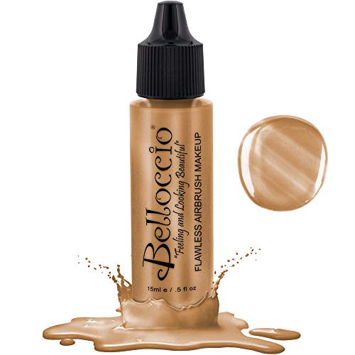 Belloccio's Professional Flawless Airbrush Makeup Highlighter Golddigger Half Ounce #TOP22