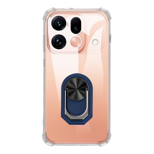 UOGNADGD �t���L�V�u���P�[�X + �����O�z���_�[ OPPO Find X9S Pro 5G China 2026 �Ƃ̌݊������� �ϏՌ��J�o�[���}�O�l�b�g�����J�X�^�C���X�^���h (�N���A+�u���[�����O)