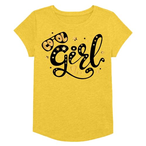Girls Assorted Short Sleeve Graphic T-Shirts,multipacks4