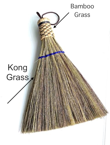Image of 7.5 inch Overall Tall of Small Duster Brush Broom Handmade for Sweeping Table, PC, Keyboard Dirt dust