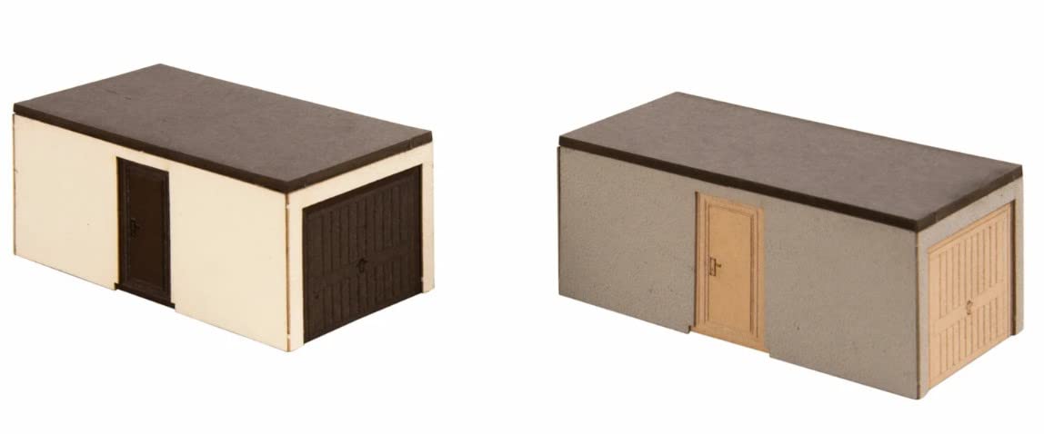 NOCH 14319 H0 L-C Minis Ready Garage Set of 2, Various, Large