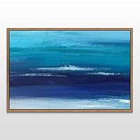 Framed Canvas Wall Art Large Abstract Canvas Prints Home Artwork Decoration for Living Room,Bedroom - 16x24 inches