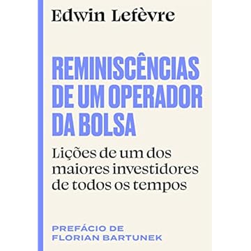 Capa do livro Reminiscências de um operador da bolsa: Lições de um dos maiores investidores de todos os tempos