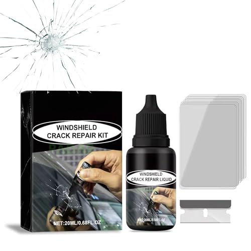 Image of Modern Windshield Repair Kit for Car - Glass Crack Repair Liquid Resin Tool Set for Chips, Star Cracks & Scratches, Auto Windscreen & Car Window Glass Quick DIY Fix (20ml) (3)