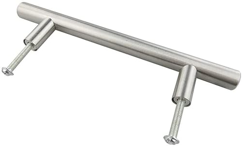 Hummnde Msltely Dörrspakar 2-35,56 cm handtag rostfritt stål Silver T-typ RAK skåp låda skåp garderob dörr dra handtag hårdvara Och lås Cover