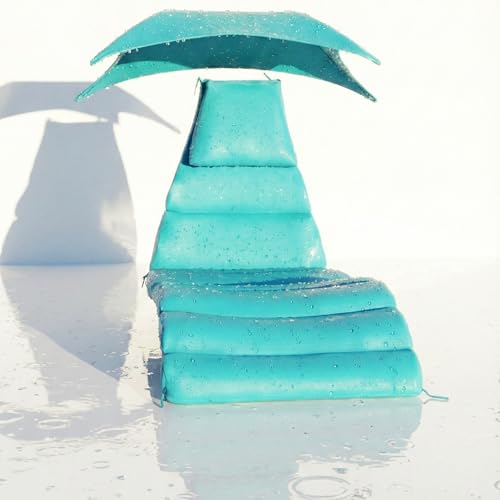 Weatherproof Replacement Cushion Pad and Umbrella for Hanging Lounge Chair