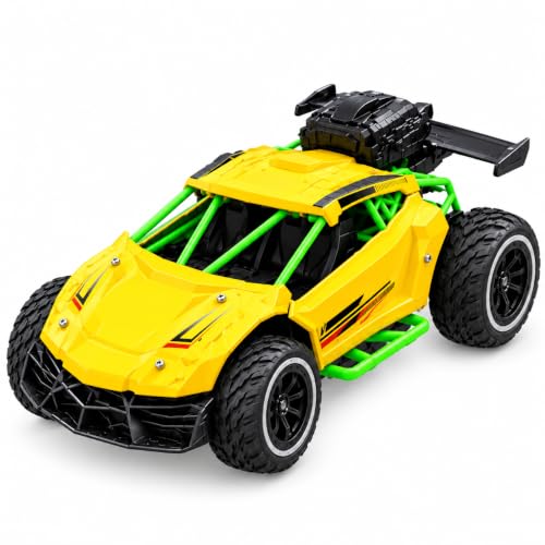 Image of Rechargeable RC Racing Car for Kids, 1:16 Scale Remote Control Sports Car with 2.4GHz, High Speed Racing Toy Car with Durable Rubber Tyres, USB Charging Cable (Color as Per Stock)