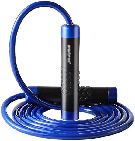 YUTRD CUJUX Adjustable Bearing Weighted Skipping Rope Jump Rope for Training Boxing Workouts Jumping Exercise Equipment (Color : Blue)