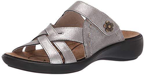Romika Women's Ibiza 99 Sandal, Platin, 6.5/7 UK