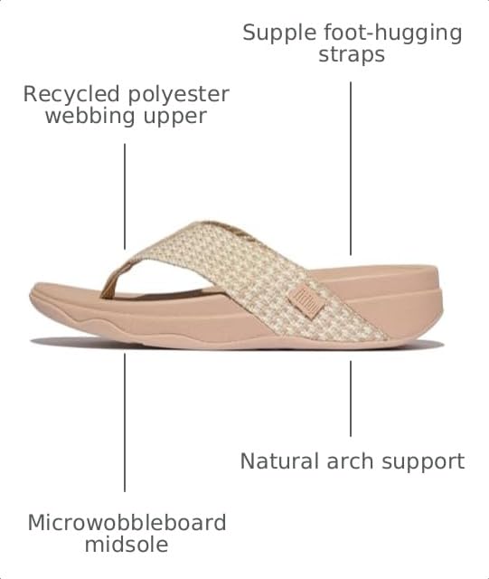 Image of FitFlop Surfa Toe Post Sandals