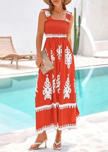 Image of PRETTYGARDEN Women's Sleveless Boho Maxi Dress