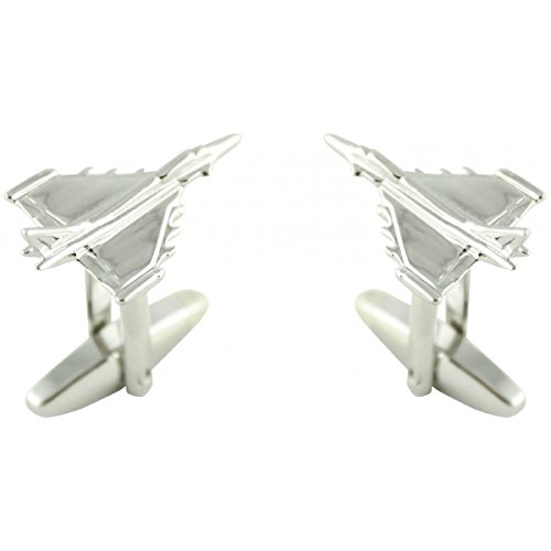 Gemelos Avión Mirage 2000 accesorios de camisa formal y moda militar 2