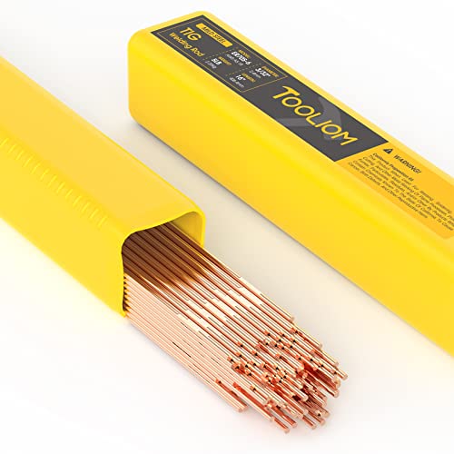 TOOLIOM Mild Steel TIG Welding Rod ER70S-6 TIG Filler Rod 3/32 x 16 5LB Welding Wire