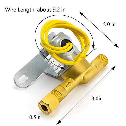 4040 Humidifier Solenoid Valve Replacement Part by AMI PARTS, 24V,Brass Made Humidifier Solenoid Valve,Replaces Models 400,500,600,700,600M, 558, 550A, 550, 568, 560A, 560, 700, 700M, 768, 760A, 760 - Thumbnail 5