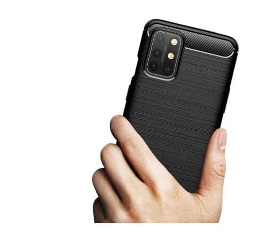Image of Hybrid Carbon Fiber Back Case for Oneplus 8T (Black)
