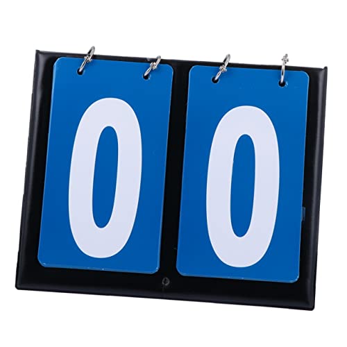 Toyvian Basketball Game Scoreboard Portable Flipper Scoreboard Hooks Match for Sports