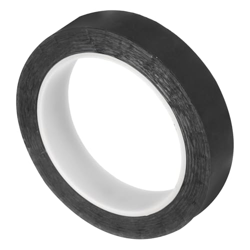 Image of uxcell 1 Rolls Black 0.87 Inch x 72 Yards Polyester Film Electrical Tape PET Tape High Temperature Heat Resistant Tape for Transformer Motor Wire 5S Positioning Logo,22mm x 66m