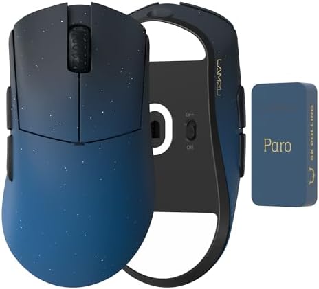 （07:00時点） LAMZU PARO REJECTモデル【8Kドングル入り】ゲーミングマウス エルゴ 右手 無線 軽量 48g type-C 充電 ワイヤレス リジェクト×ラムズ REJECT SPECIAL EDITION