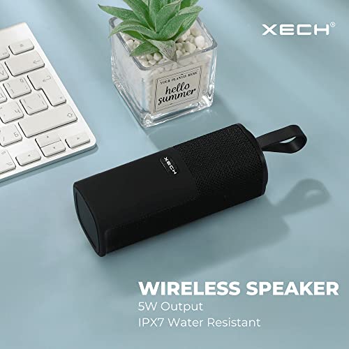 Image of Xech Speaker Pods 3.0 Wireless Bluetooth Speaker with TWS Earbuds & 1500mAh Power Bank 3 in 1 Design (Black)