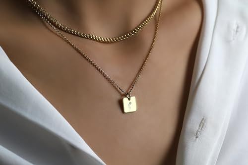 Collier mois de naissance or gravé de marguerite, un lien éternel - 2