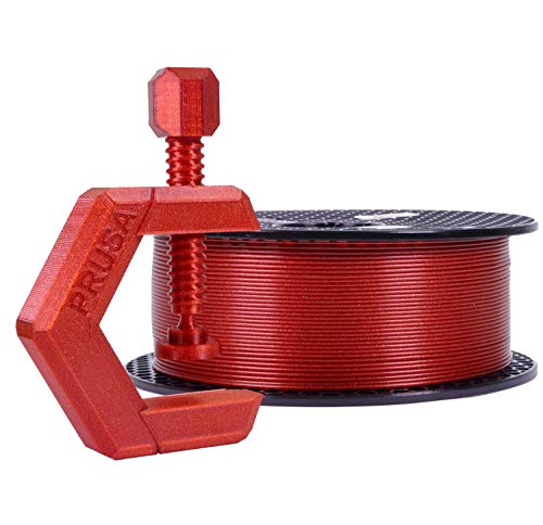 Prusament Carmine Red, PETG Filament 1.75mm 1kg Spool (2.2 lbs),...