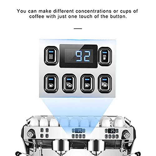 ZHANGTAOLF Gran máquina de café automático Comercial de un botón, máquina de café multifunción, Tubo de Vapor… - Imagen 6