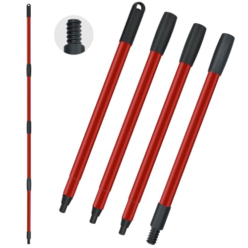 Mop Handle Replacement for Ocedar 4 Section Mop Replace Handle Compatible with O-Cedar Spin Mop Refills and...