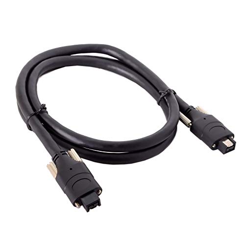 YOUKITTY 10pcs/lot ilink Firewire 800 IEEE1394 9Pin Plug to 9Pin Cable Screw Type Mount for Camera 1.0m