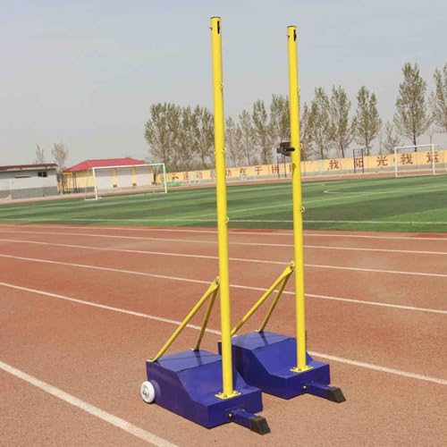 Red portátil de Voleibol y bádminton con Base Estable y Postes Ajustables para Actividades Deportivas en Interiores y Exteriores.