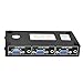 iKKEGOL 2 Port VGA Video Switch 2x1 SVGA Switcher Box 2 in 1 Out PC Monitor LCD TFT Sharing