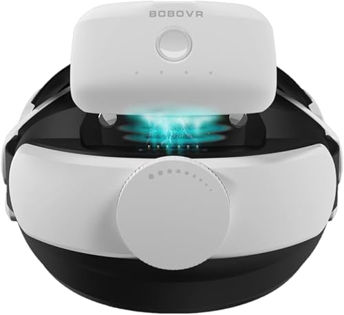 Miniatura 3 de BOBOVR Paquete de batería B2 - Batería de repuesto M2 Pro 5200mAh, aumenta la quest2 alrededor de 3 horas de tiempo, conexiones magnéticas