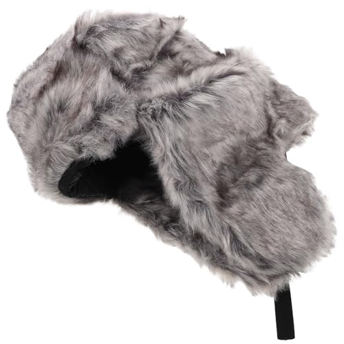 Bonnet d'hiver anti-froid avec cache-oreilles épais en fausse fourrure