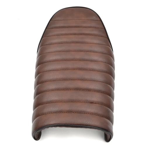 Asiento cafe racer plano almohadilla retro negra modificacion motocicleta CL CG GB CB