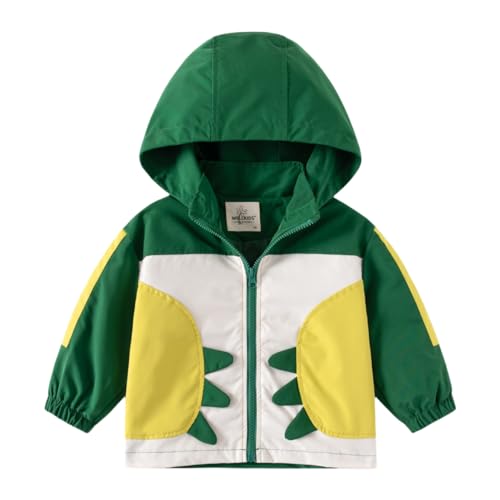 Meufam Toddler Boy Cartoon Cat Print Zip Jacket Hooded Trench Fashion Kid Windbreaker Coats Outerwear Clothing Kids Clothes