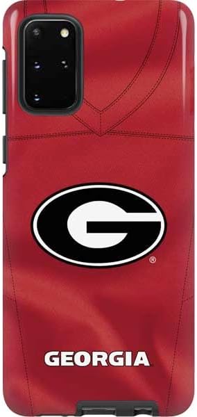 Skinit Pro Phone Case Compatible with Galaxy S20 Plus - Officially Licensed University of Georgia Logo Red Design