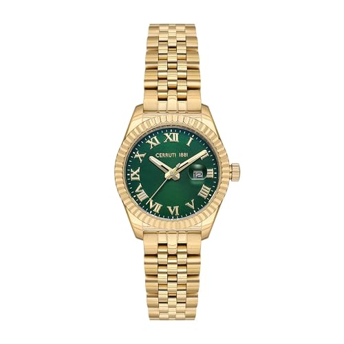Cerruti Armbanduhr Date Baccio Green - Gold