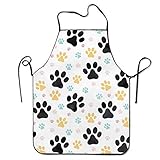 aportt Professional Dog Paw Print Print Grooming Apron