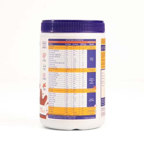 Image of Alphakid smart milk mix Portien Powder (2 + Years) | Chocolate flavour milk mix| No palm oil | No refined sugar | supports gut health | Sweetened with jaggery | boosts immunity | with Barley, Millet, Wheat, Jaggery & Ghee | Vitamins & Minerals |400gm jar