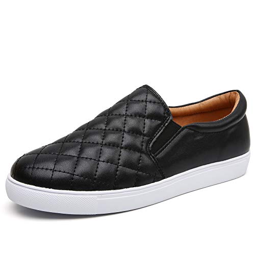 Image of VOCNTVY Loafers for Women Quilted Slip On Shoes Casual Fashion Sneakers