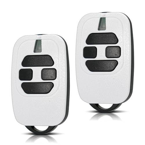 2PCS 433,92 MHz Telecommande Portail DEA, Compatibles GTI2, GTI4, GT2/4, Mio TR2/4, TR2N, TR4N, 4 Canaux, télécommande pour portail et porte de garage avec...