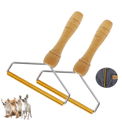 Portable Lint Remover - Lint Cleaner Pro, Portable Fabric Shaver for Pet Hair Remover, Manual Lint Shaver Pro, Reusable Double Sided Carpet Scraper, Lint Rollers for Carpet, Coat, Pet Hair