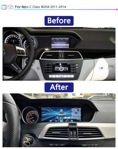 Autoradio Android fluide 2G+64G pour C Class W204 avec fonction Mirrorlink et RDS - 2