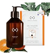 LessisMore,GelDoucheNaturelenPoudreàDiluerMandarine/Sauge,sansSLS,sansSavon,KitBo...