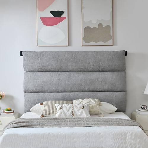 QNZK Queen Floating Headboard Only, Wall Mounted Headboards for Bed