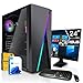 Produktbild SYSTEMTREFF® Komplett PC Set AMD Athlon 3000G 4 Threads 3.5GHz | AMD Radeon RX Vega3 4K HDMI DX12 | 256GB SSD | 8GB DDR4 RAM | Windows 11 | 24 TFT Monitor | Desktop Paket Computer für Gamer, Gaming