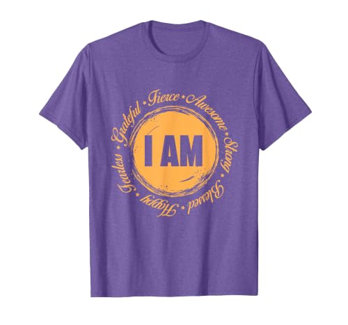 Motivational Quote Inspiration Positive Saying Life Slogan T-Shirt, Men, Purple Heather, 3X-Large