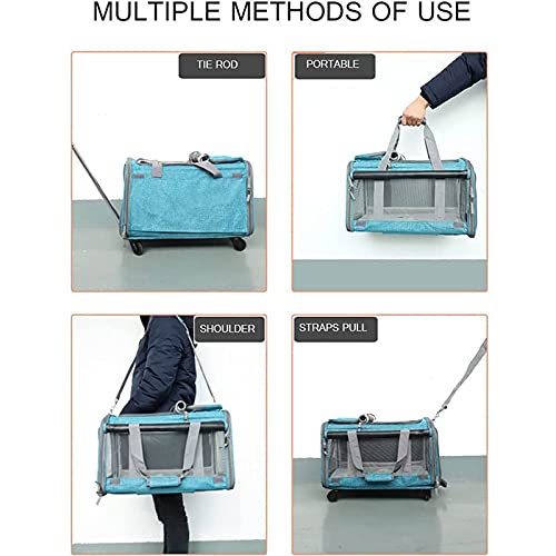 hongyang Pet Bike TrailerSmall & Medium Sized Dogs Bicycle Carrier - Foldable Frame Non-Slip Floor & Internal Leash, Easy to Connect