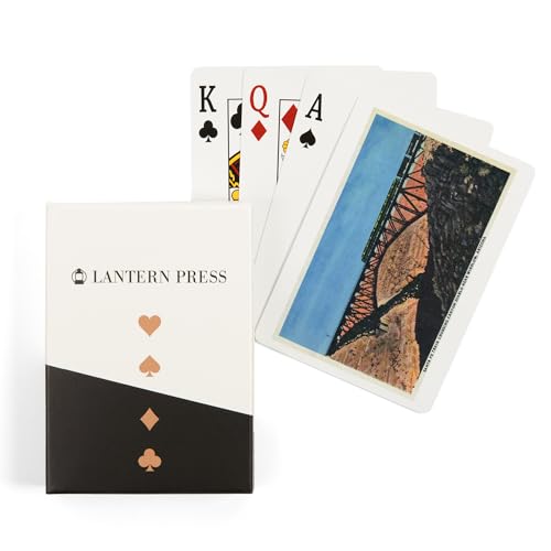 Lantern Press Arizona Santa Fe Train Naipes Poker 52