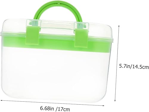 Miniatura 4 de Kisangel Caja de almacenamiento de 3 uds., estuche de suministros de arte, soporte organizador de tocador, organizador de maquillaje, contenedor de